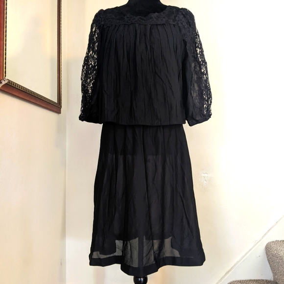 Sandi Dee Dresses & Skirts - Vintage 80s Gothic Lace Dress